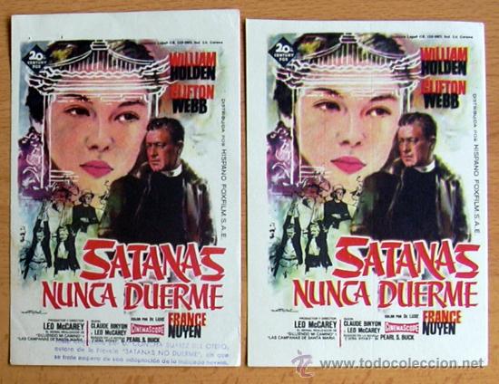 Cine: Satan&aacute;s nunca duerme - 2 programas con diferente texto - Foto 1