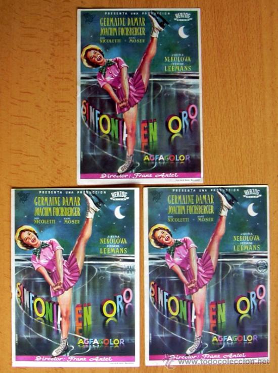 Cine: Sinfonia en oro - 3 programas con diferente distribuidora - Con publicidad - Foto 1