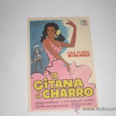 Cine: LA GITANA Y EL CHARRO, CON LOLA FLORES.