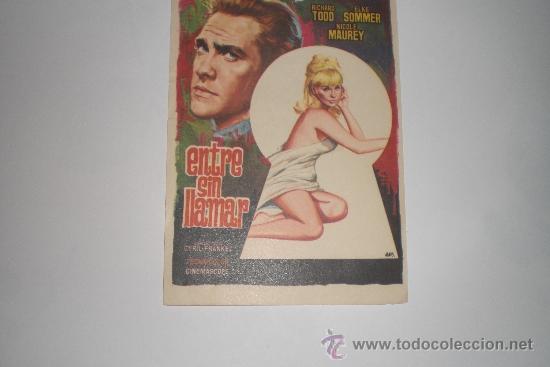Cine: ENTRE SIN LLAMAR, CON RICHARD TODD. - Foto 1