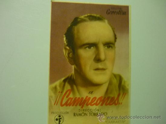 Cine: PROGRAMA CINE CAMPEONES&iexcl;&iexcl;-GOROSTIZA - Foto 1
