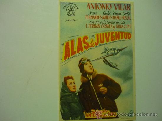 Cine: PROGRAMA CINE ALAS DE JUVENTUD - ANTONIO VILAR - Foto 1