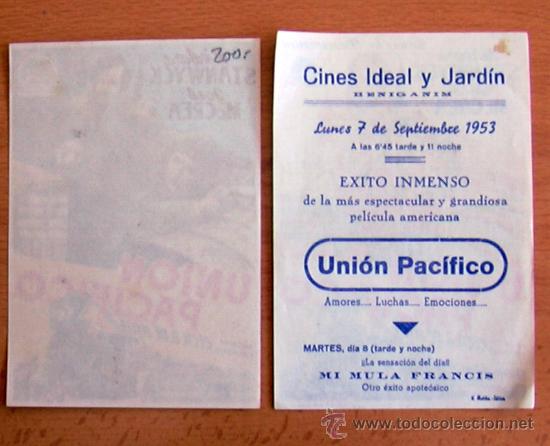 Cine: Uni&oacute;n Pacifico - 2 programas diferentes - Con publicidad - Foto 2