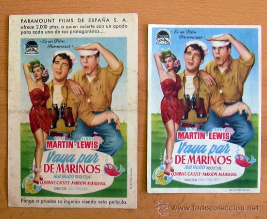 Cine: Vaya par de marinos - 2 programas diferentes - Con publicidad - Foto 1