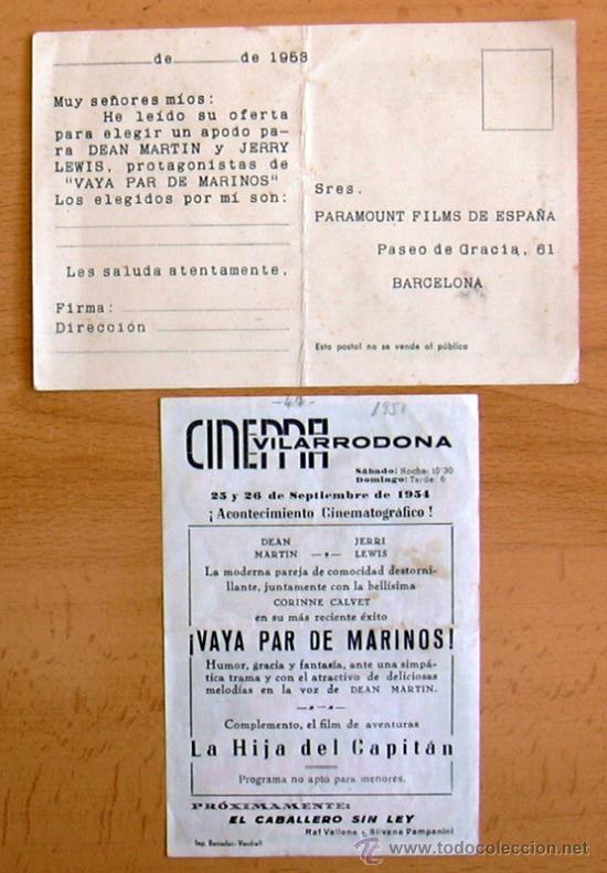 Cine: Vaya par de marinos - 2 programas diferentes - Con publicidad - Foto 2