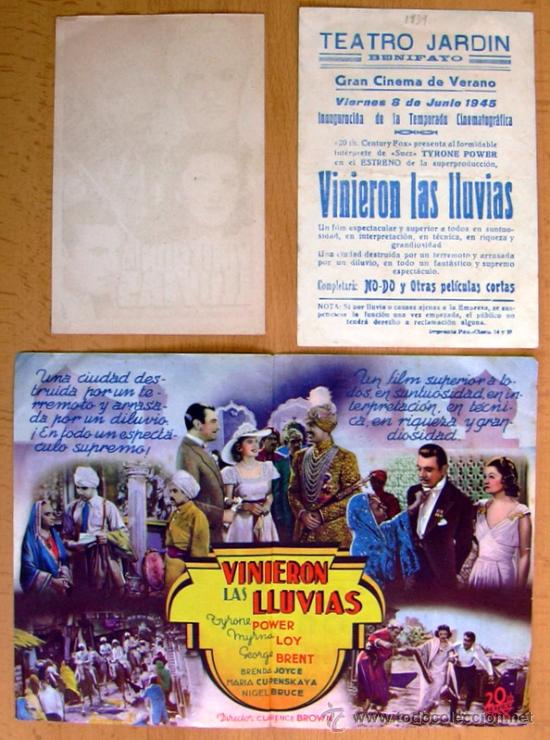 Cine: Vinieron las lluvias - 3 programas diferentes - Con publicidad - Foto 2