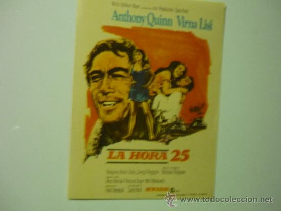 Cine: PROGRAMA CINE LA HORA 25 -ANTHONY QUINN - Foto 1