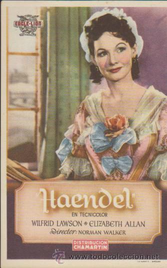 Cine: Haendel. Sencillo de Chamart&iacute;n.   &iexcl;IMPECABLE! - Foto 1
