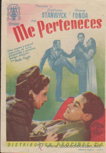 Kino: Me perteneces. Sencillo de Procines.   Cinema Victoria  1945.