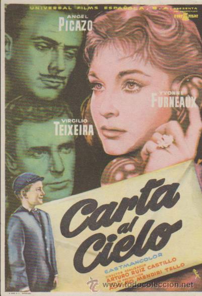 Cine: Carta al Cielo. Sencillo de Universal.  &iexcl;IMPECABLE! - Foto 1