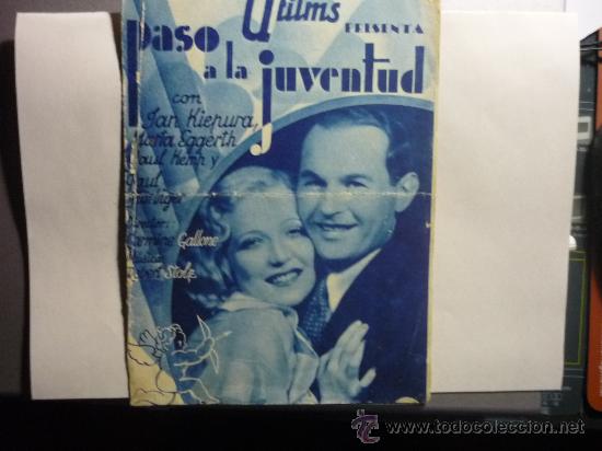 Cine: PROGRAMA CINE DOBLE PASO A LA JUVENTUD PUBLICIDAD - Foto 1