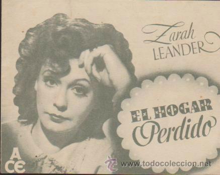 Kino: El Hogar perdido. Doble de CEA.  Cine Zorrilla  1945.