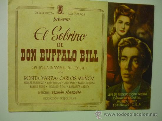 Cine: PROGRAMA CINE DOBLE EL SOBRINO DE DON BUFFALO BILL - Foto 1