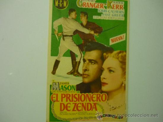 Cine: PROGRAMA CINE EL PRISIONERO DE ZENDA - S.GRANGER-publicidd - Foto 1