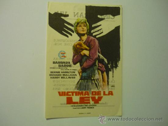 Cine: PROGRAMA CINE VICTIMA DE LA LEY.- PUBLICIDAD gran via bilbao?? - Foto 1