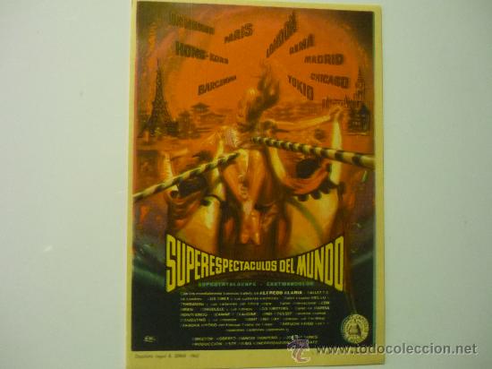 Cine: PROGRAMA CINE SUPERESPECTACULOS DEL MUNDO - Foto 1