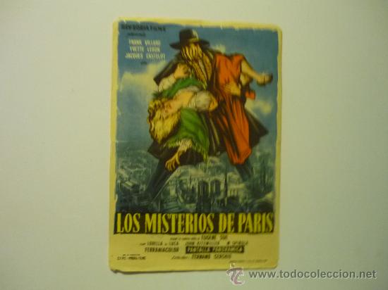 Cine: PROGRAMA CINE LOS MISTERIOS DE PARIS - Foto 1