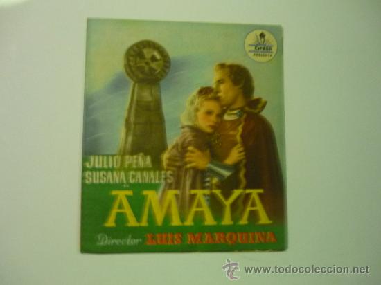 Cine: PROGRAMA CINE DOBLE AMAYA .- JULIO PE&Ntilde;A - Foto 1