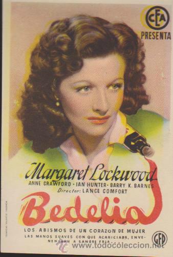  Flyers Publicitaires de films Anciens: Bedelia. Sencillo de CEA. &iexcl;IMPECABLE!