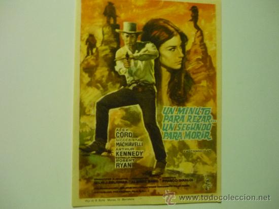 Cine: PROGRAMA CINE UN MINUTO PARA REZAR UN SEGUNDO PARA MORIR - Foto 1