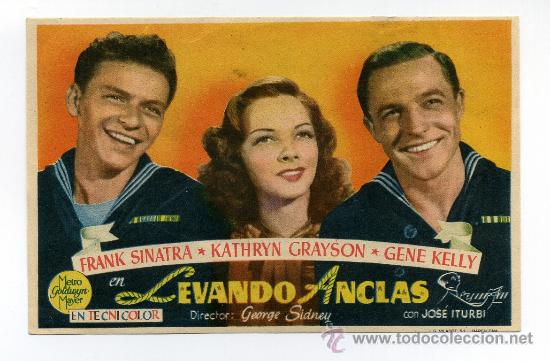 Cine: LEVANDO ANCLAS, con Frank Sinatra. - Foto 1