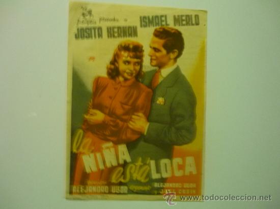 Cine: programa cine LA NI&Ntilde;A ESTA LOCA.- JOSITA HERNAN - Foto 1