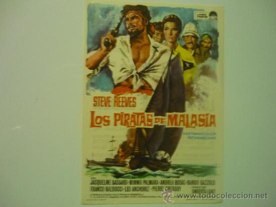 Cinema: PROGRAMA CINE LOS PIRATAS DE MALASIA.-STEVE REEVES PUBLICIDAD teatro pilar duro -