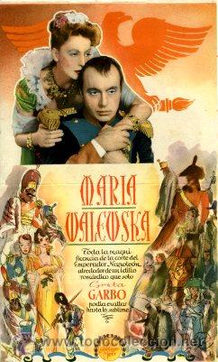 Cine: MARIA WALEWSKA.- GRETA GARBO.- PROGRAMA TRIPLE - Foto 1