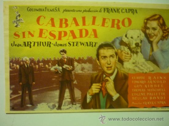 Cine: PROGRAMA CINE CABALLERO SIN ESPADA- JEAN ARTHUR - Foto 1