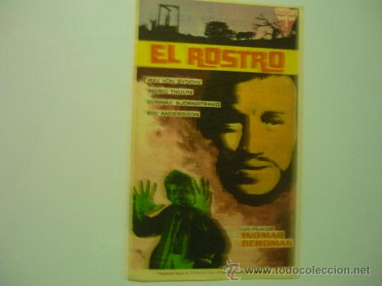 Cine: PROGRAMA CINE EL ROSTRO .-INGMAR BERGMAN publicidad - Foto 1