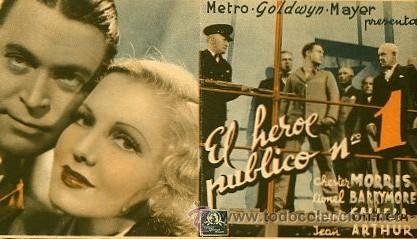 Cine: EL HEROE PUBLICO N&ordm; 1.- TRIPLE.- SIN CINE. - Foto 1