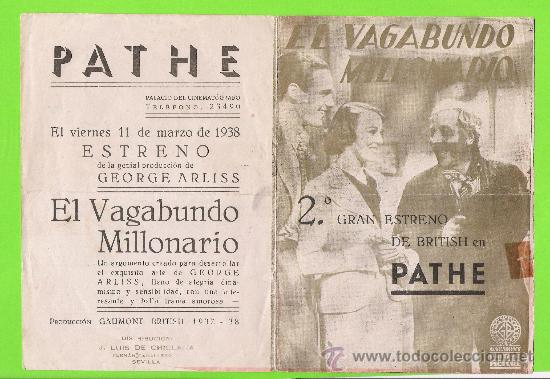 Cine: Z-PROGRAMA DE CINE-EL VAGABUNDO MILLONARIO - Foto 1
