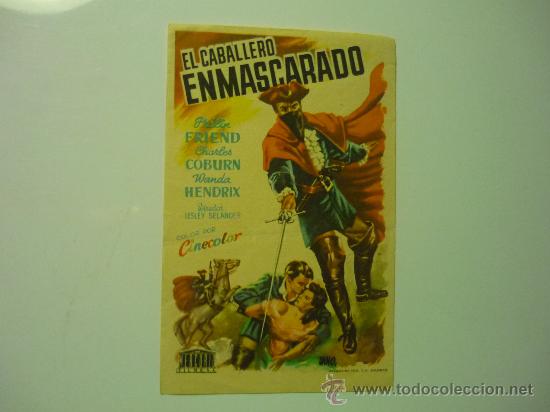 Kino: programa cine el caballero enmascarado publicidad cine clarin-aviles??