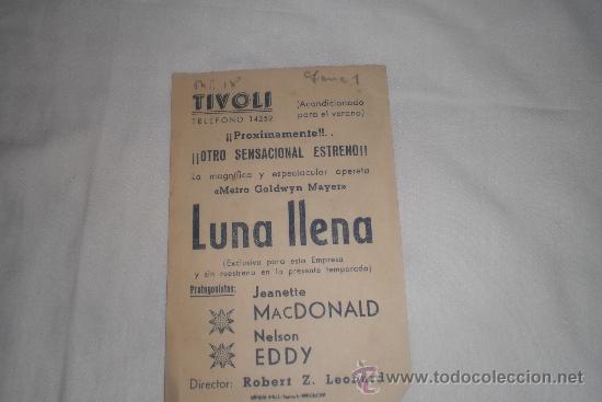Cine: LUNA LLENA  CON PUBLICIDAD - Foto 2