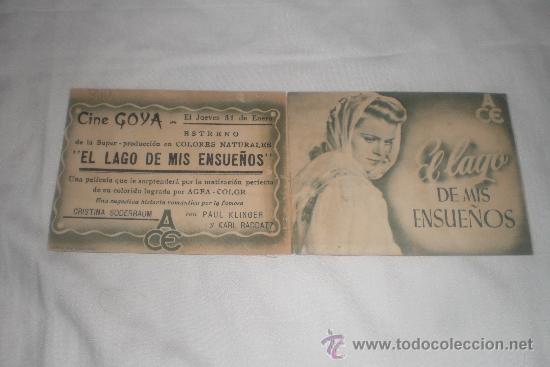 Cine: EL LAGO DE MIS ENSUE&Ntilde;OS   CINE GOYA - Foto 1