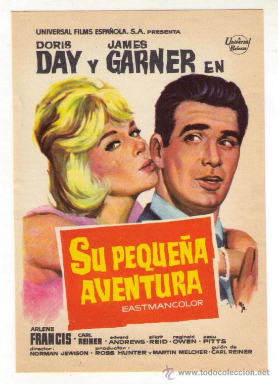 Cine: SU PEQUE&Ntilde;A AVENTURA - DORIS DAY - A&Ntilde;O 1963 - SIN PUBLICIDAD