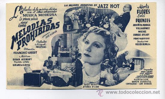 Cine: MELODIAS PROHIBIDAS, con Luis Prendes. - Foto 2