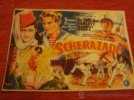 Cine: antiguo folleto de mano - Foto 1