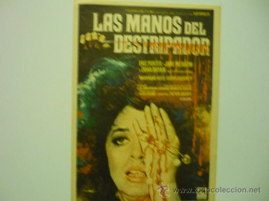 Cine: PROGRAMA CINE LAS MANOS DEL DESTRIPADOR.-TERROR - Foto 1