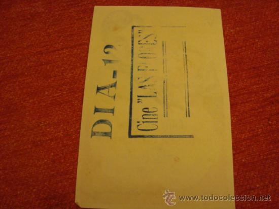 Cine: antiguo folleto de mano - Foto 2