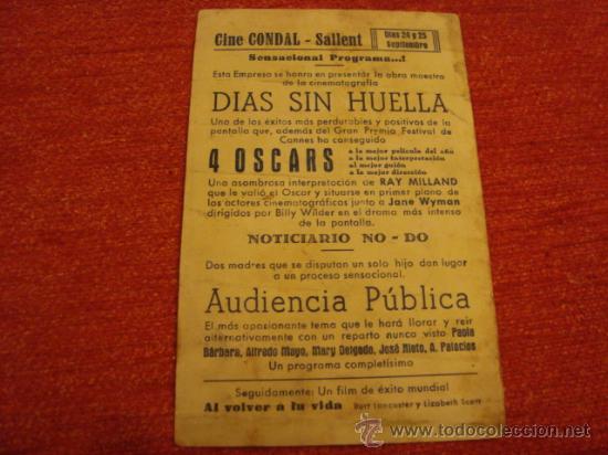 Cine: antiguo folleto de mano - Foto 2