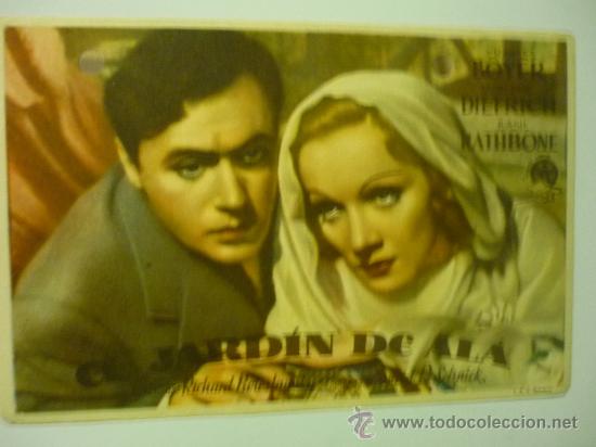 Cine: PROGRAMA CINE EL JARDIN DE ALA.-MARLENE DIETRICH - Foto 1