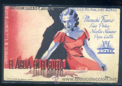 Cine: PROGRAMA DE CINE: EL AGUA EN EL SUELO PC-1973 - Foto 1