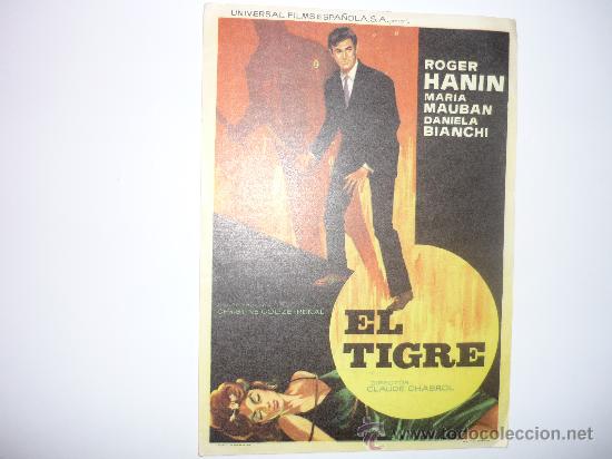 Cine: PROGRAMA CINE EL TIGRE .- ROGER HANIN - Foto 1