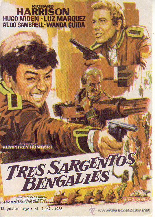 Cine: tres sargentos bengalies - Foto 1