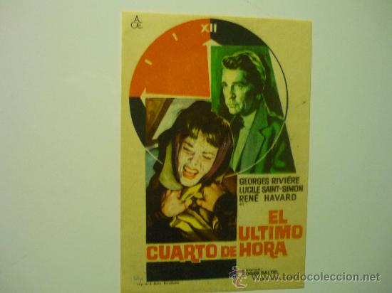 Cine: programa cine el ultimo cuarto de hora--soligo publicidad - Foto 1