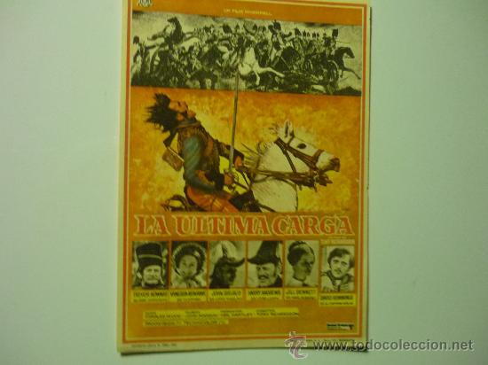 Cine: PROGRAMA CINE LA ULTIMA carga.-TREVOR HOWARD PUBLICIDAD - Foto 1