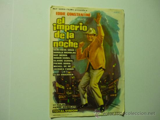 Cine: PROGRAMA CINE EL IMPERIO DE LA NOCHE-E-CONSTANTINE publicidad avenida .-reus - Foto 1