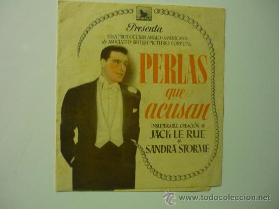 Cine: PROGRAMA CINE DOBLE PERLAS QUE ACUSAN.-publicidad - Foto 1
