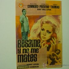 Cine: PROGRAMA PELICULA BESAME Y NO ME MATES.- PUBLICIDAD GOLMES -. Lote 34324034